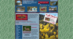 Desktop Screenshot of pinosaltoscabins.com